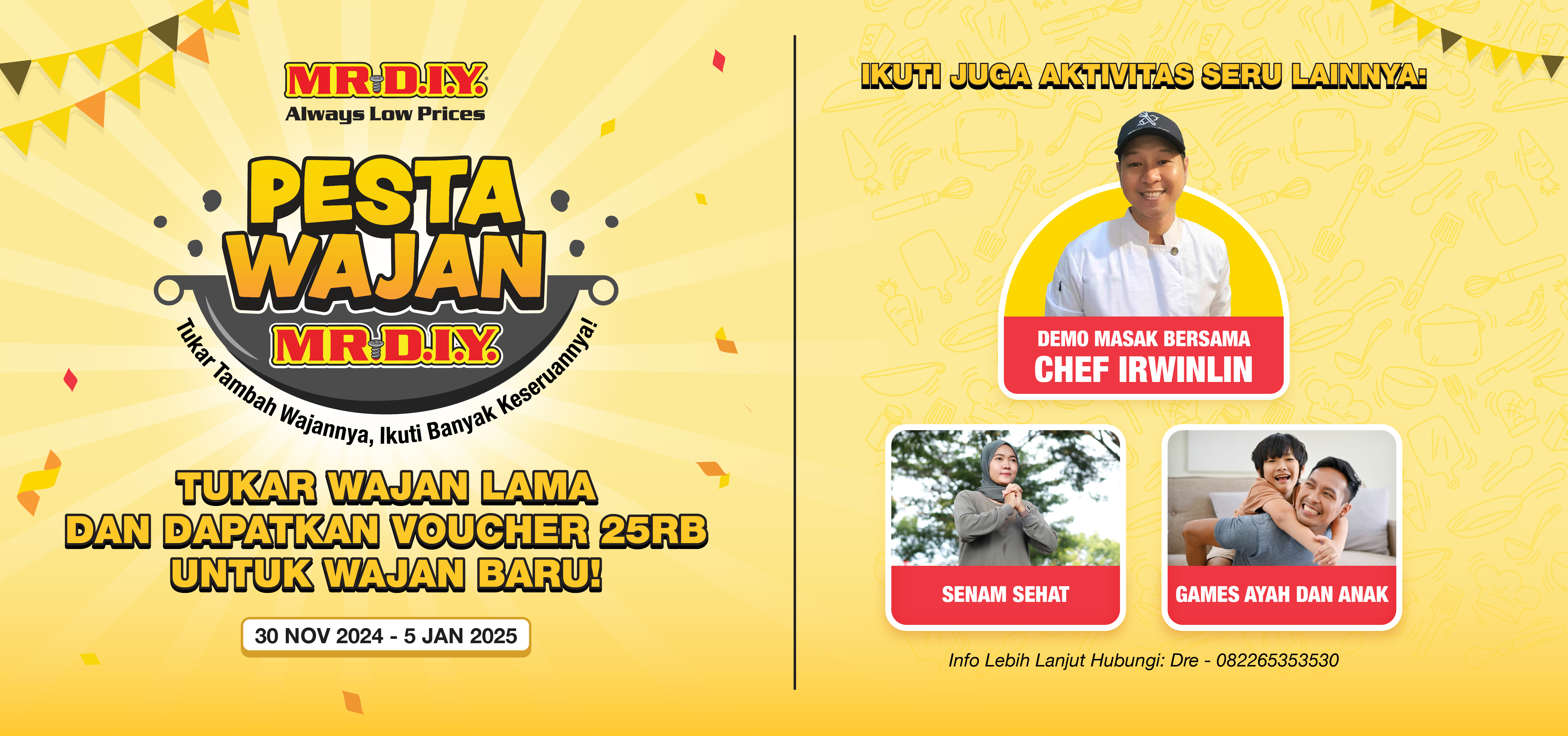 Tukar Wajan Lamamu Di Pesta Wajan MR.DIY! | MR.DIY Indonesia