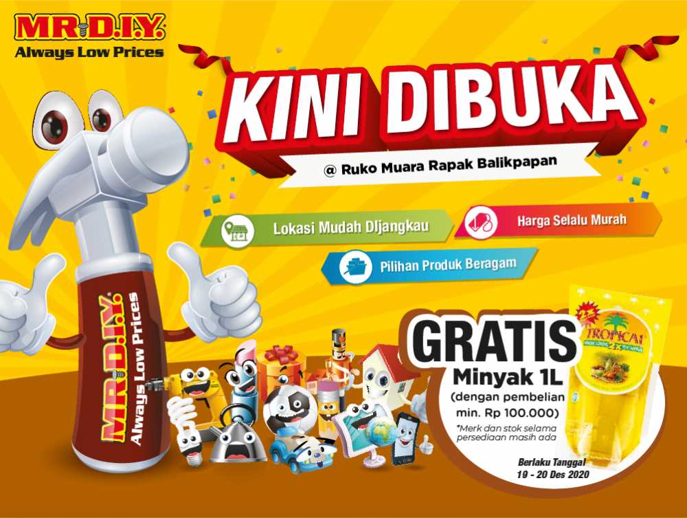 Grand Opening MR DIY Muara Rapak Balikpapan
